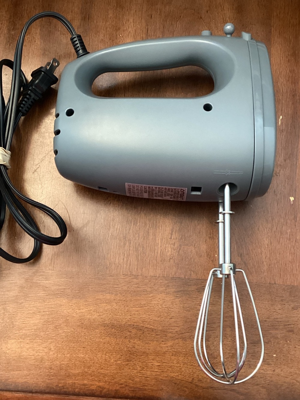 Ambiano Dark Gray 5-Speed Hand Held Portable Electric Mixer